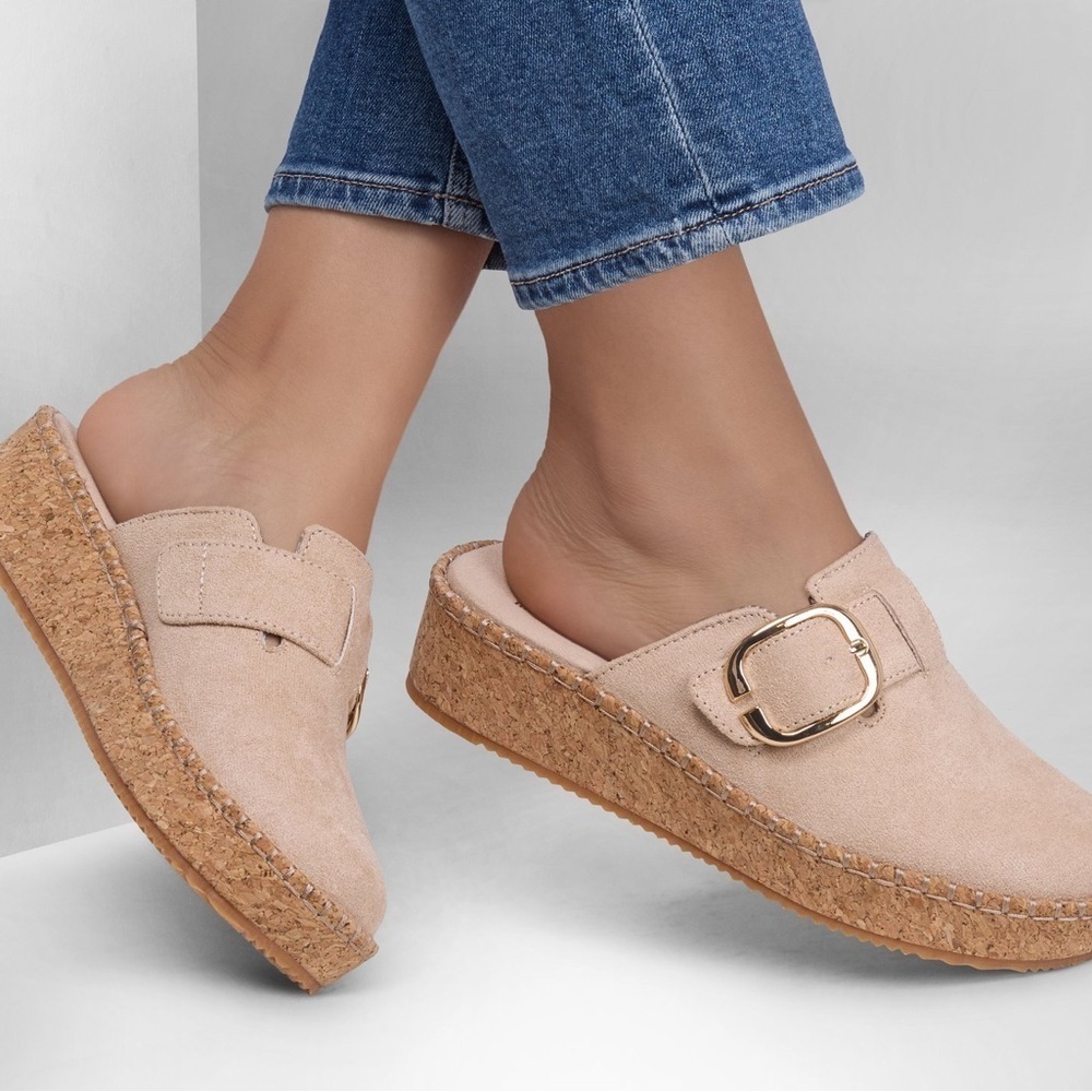 Skechers BOBS Rosey Rise-On Parade Open Back Platform Clog